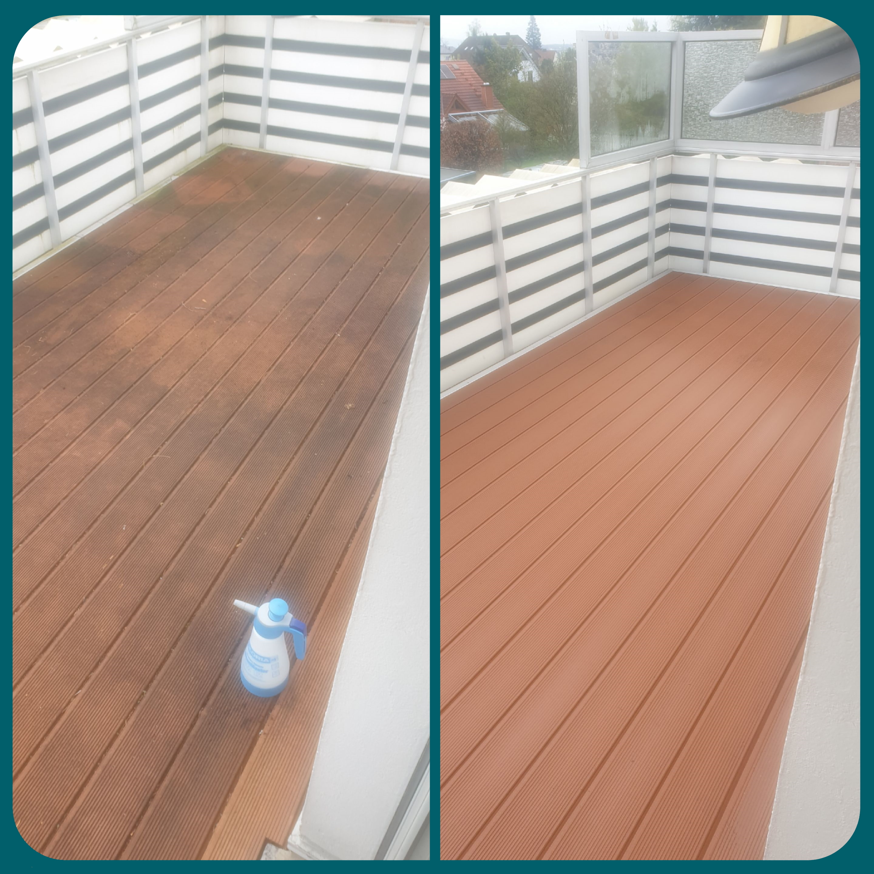 WPC-Terrassenreinigung